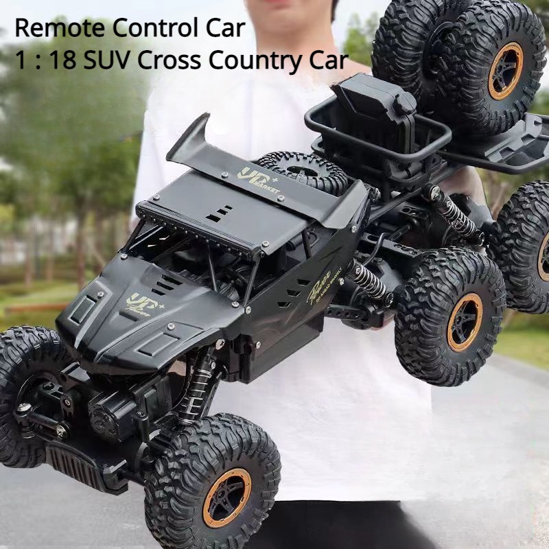 Carro De Controle Remoto 1 : 18 SUV Cross Country Brinquedo 4x4 Monster  Truck Rock Crawler Rc/Carregador Vias De Escalada Boy Toy Birthday Gift