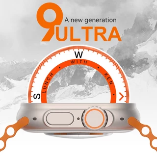 Microwear U9 Ultra 9 Max Smartwatch Série Bússola 2.2 Tela IP68 49mm GPS Track Homens Originais IWO