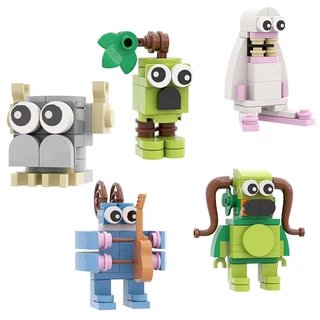 MOC Steam My Singing Monsters Noggin Game Building Blocks Brinquedos Para Crianças Blocos De Construção Adultos 168PCS Bricks