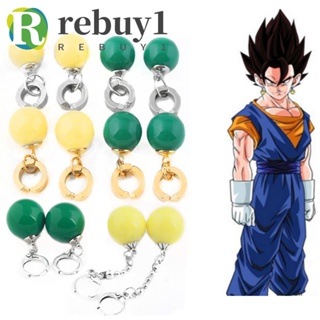 Rebuy1 Brincos / Brinco De Pressão Preto Son Goku De Dragon Ball