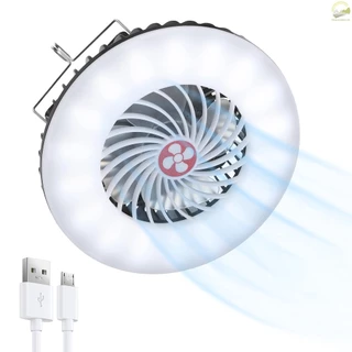 Lanterna De Camping Portátil Com Ventilador Solar USB Lâmpada De Tenda LED Recarregável Para Furacão De Emergência Ao Ar Livre [16] [Nova Chegada]
