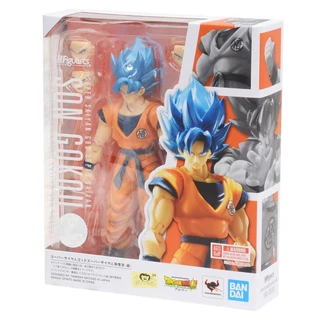 Bandai SHFiguarts Dragon Ball Super Saiyan God Blue Hair Son Gokou Anime Ação Figura Boneca Brinquedos Para Crianças