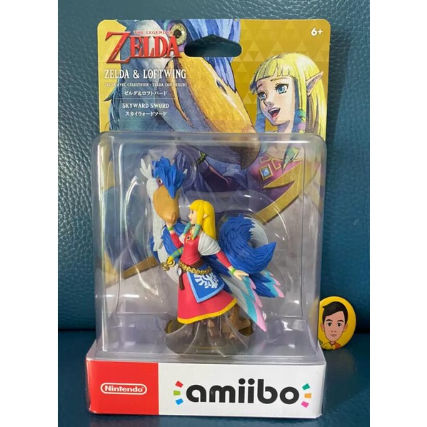 Original Nintendo Switch The Legend of Zelda Breath of the Wild Zelda&Loftwing Amiibo Novo