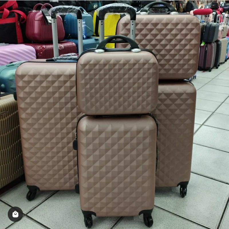 Kit mala bordo viagem avião maletas bagagem de mão rodinhas giro ABS rígido ANAC bolsa