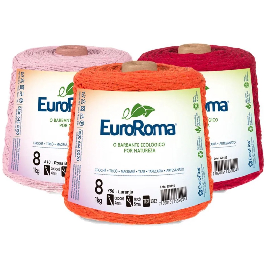 Barbante Euro Roma 1 kg N 8