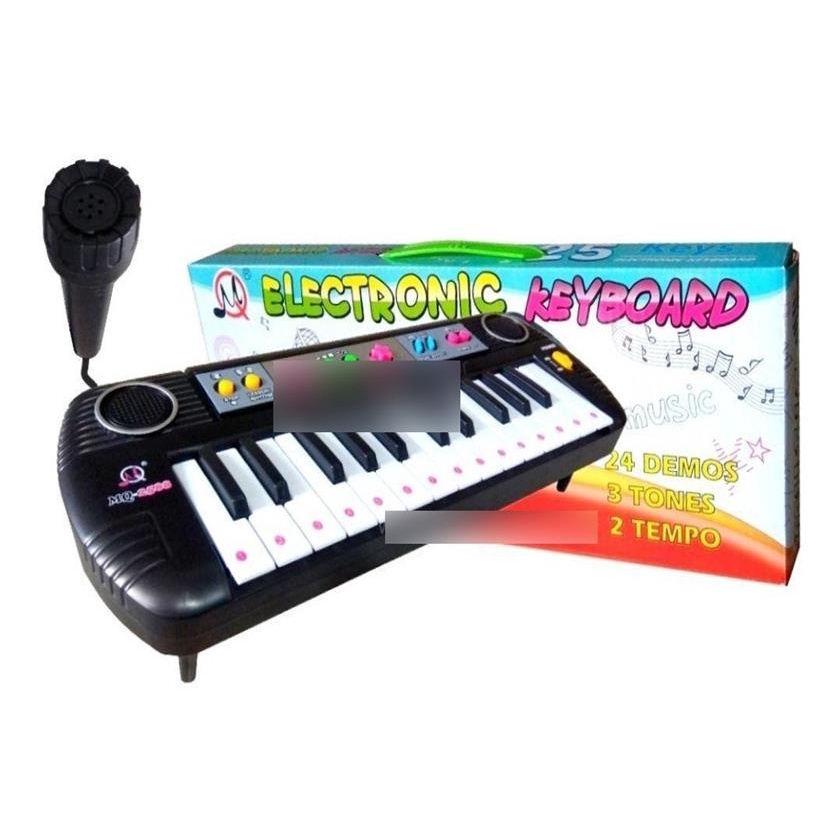 Teclado Musical Infantil C/ Microfone Musicas Tocar Cantar - MTM