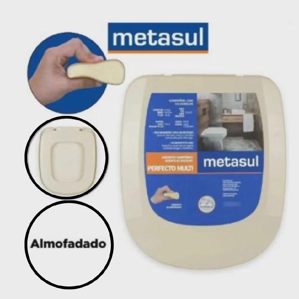 Assento Sanitário Almofadado Tampa vaso Deca Celite Incepa 
