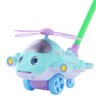 Avião De Brinquedo Jogo Criança Carrinho Empurrar