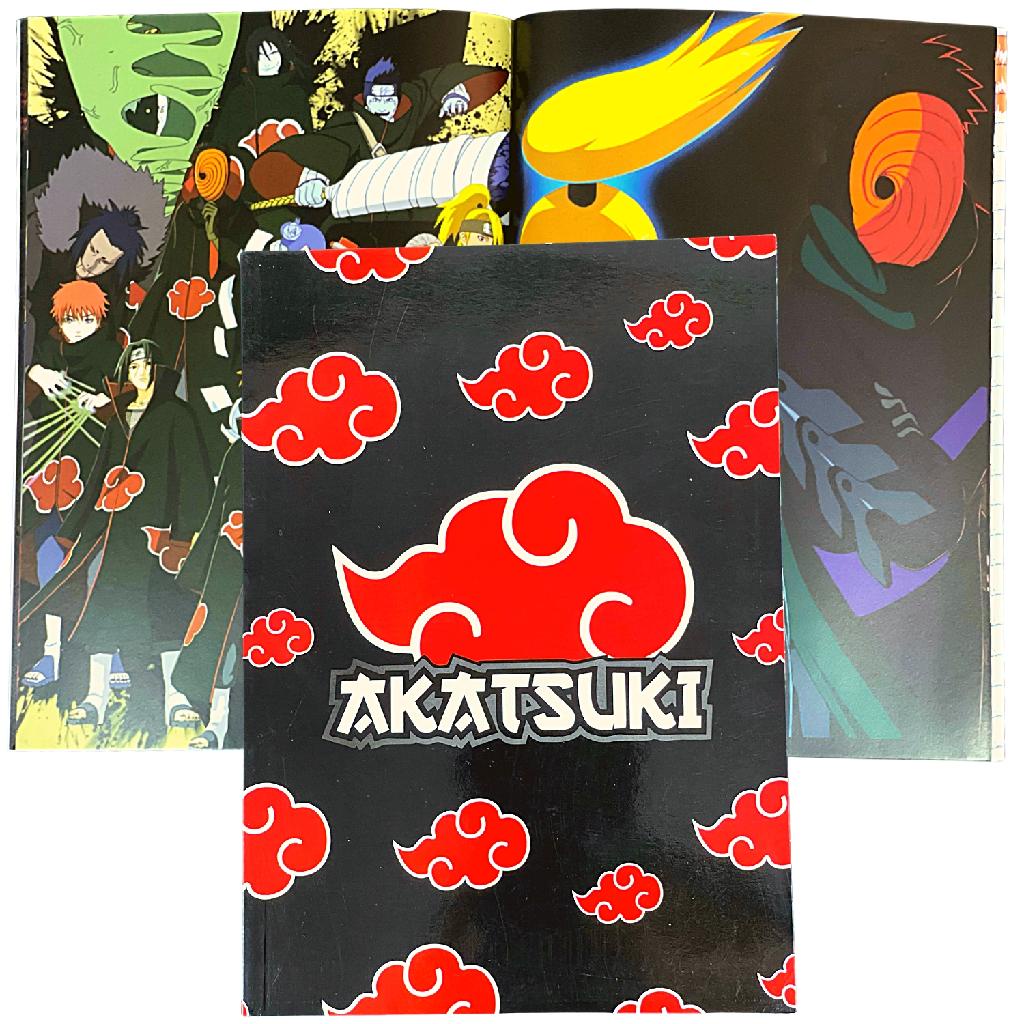 Caderno Brochura Naruto Akatsuki Livro Ilustrativo Itachi