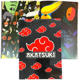 Caderno Brochura Naruto Akatsuki Livro Ilustrativo Itachi