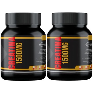 2x Creatina 100% Pura 1500mg 120 Cápsulas Itaervas