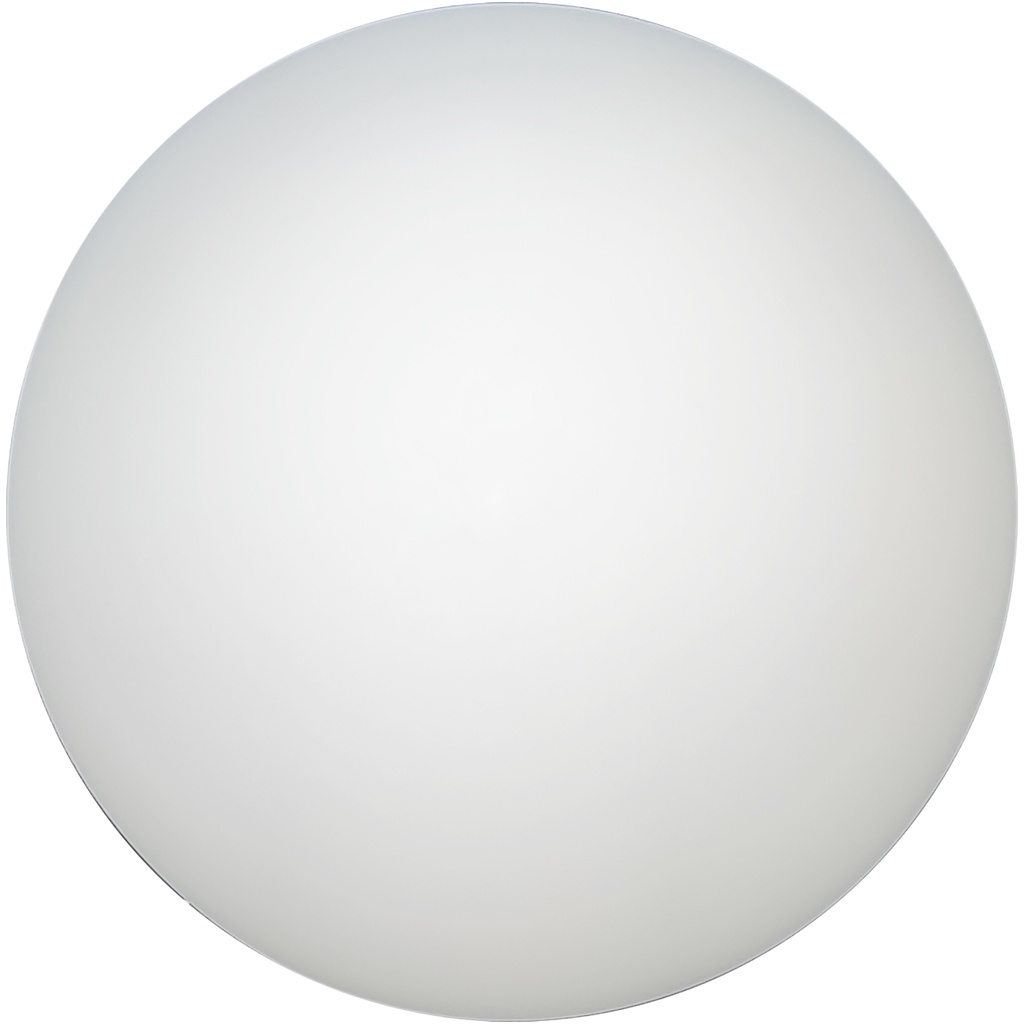 Globo Bolinha Vidro Branco Leitoso Fosco Sem Colar 04,7x10