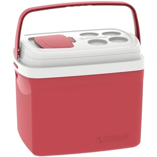 Caixa Termica Coller Grande 32L Porta Copo Bebidas Soprano