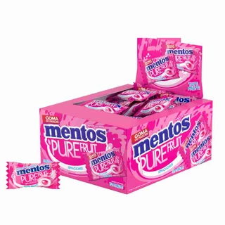 Chicletes Mentos Pure Fruit Tutti-Frutti Perfetti com 60 unidades