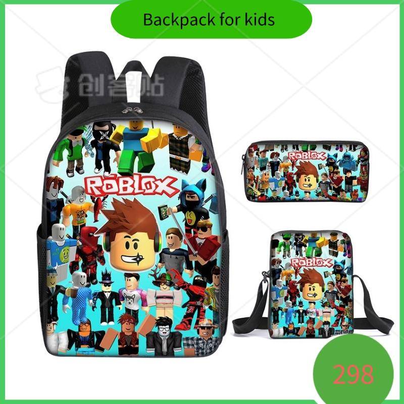 Mochila Escolar Roblox Student Anime Para Crianças De Três Peças Menino -  Escorrega o Preço