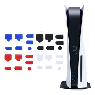 Tampa Pó Poeira Borracha Portas Usb Para Playstation 5 Ps5