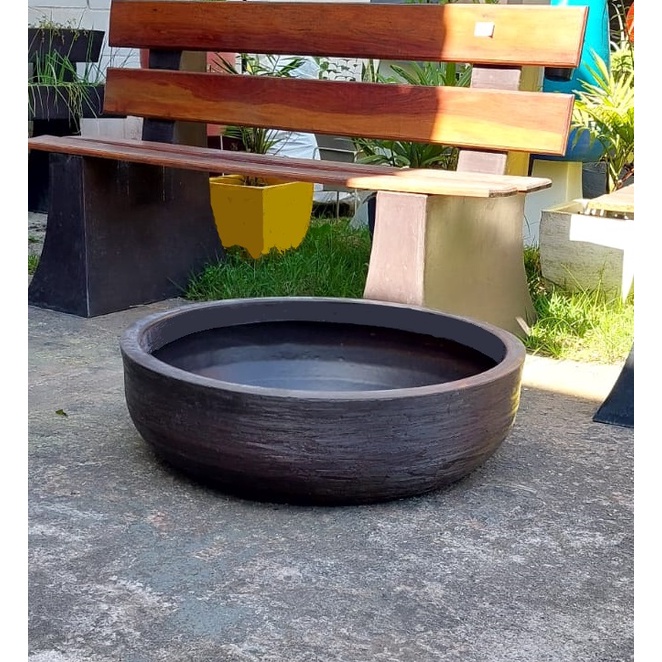 Vaso Planta 75x22 Bacia Cuia Polietileno