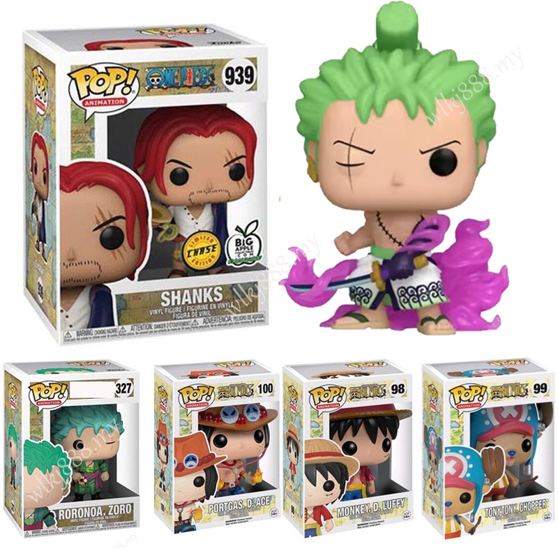 Funko Pop ! Roronoa Zoro (Enma) Bonecos Modelo De Ação De Vinil Anime One  Piece