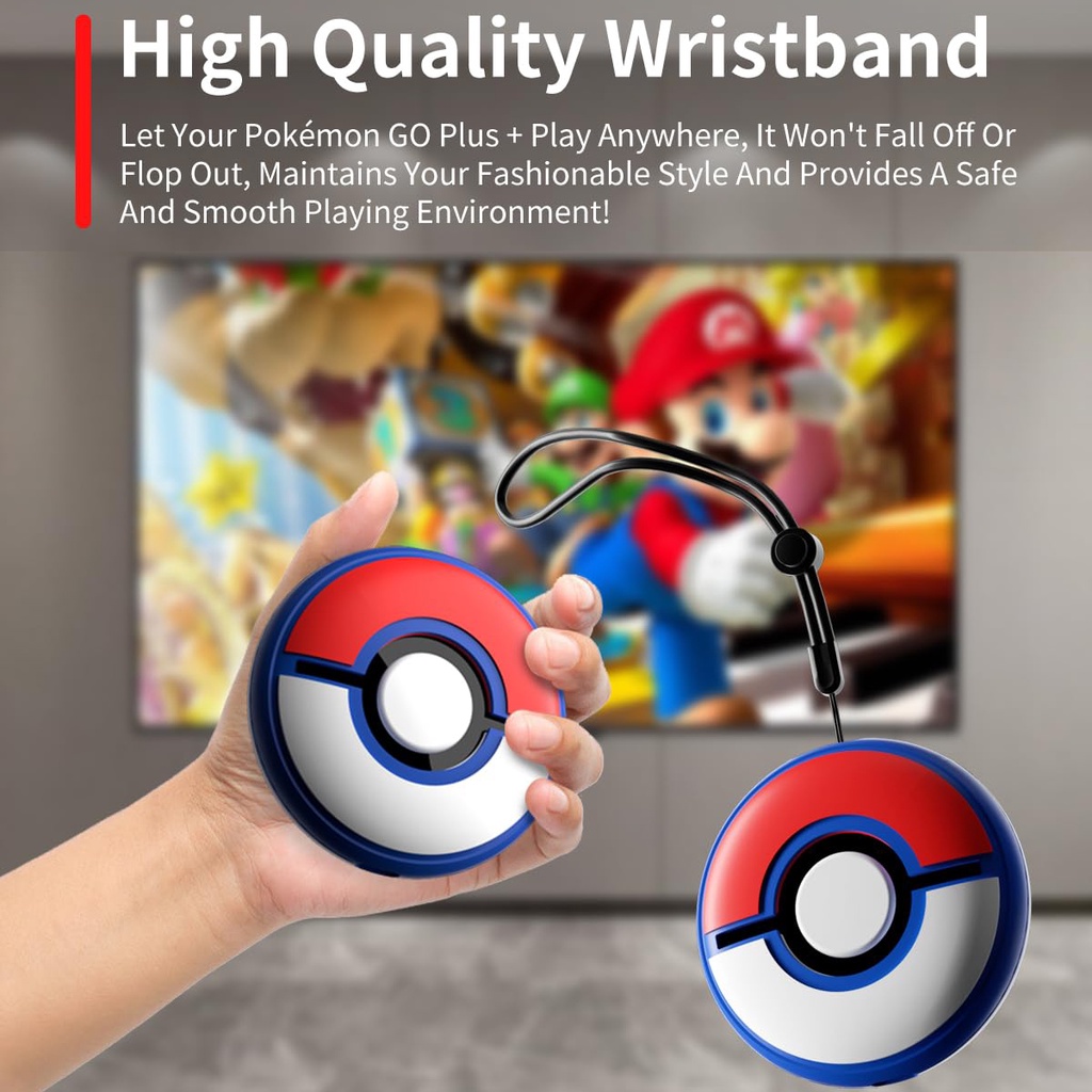 Capa Protetora Para Nintendo Pokemon GO Plus + 2023 De Silicone
