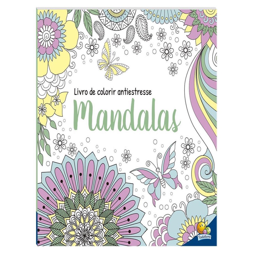 Livro de Colorir Adulto Antiestresse TodoLivro Mindfulness