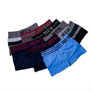 Kit 12 Cuecas Box Boxer Men Estampas Variáveis Adulto