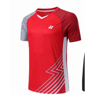 [Camiseta Yonex Com Calções Para Homens E Mulheres Badminton LinDan Esportiva De Treinamento De Corrida Roupa
