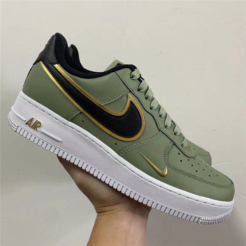 Nike Air Force1 Verde Oliva t nis basquete masculino t nis corrida