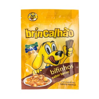 Petisco para Cachorro Bifinho Bacon Brincalhão 65g em Oferta na Shopee