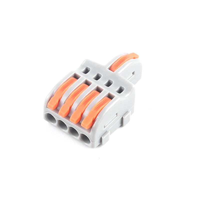 3 Pçs Conector Emenda Derivação 1x4 Fio Alavanca 1 à 4mm