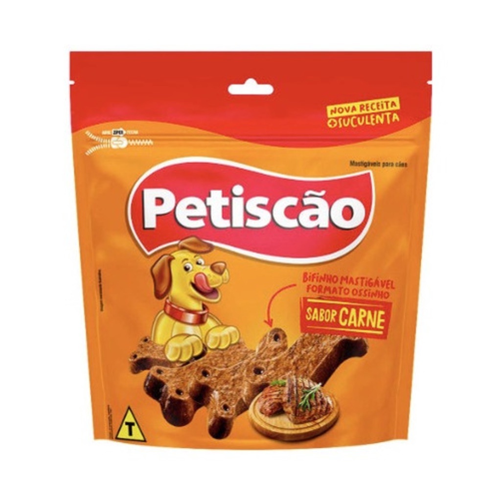 Bifinho Petiscão Para Cães Adultos Sabor Carne Ossinho 1 Kg em Oferta na Shopee