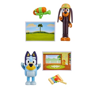Kit Bluey Story - Starter Single Pack - Bluey e Xylophone + Snickers e Water Blaster