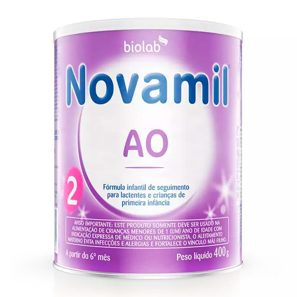Novamil AO 2 Fórmula Infantil para Lactentes 400g | Shopee Brasil