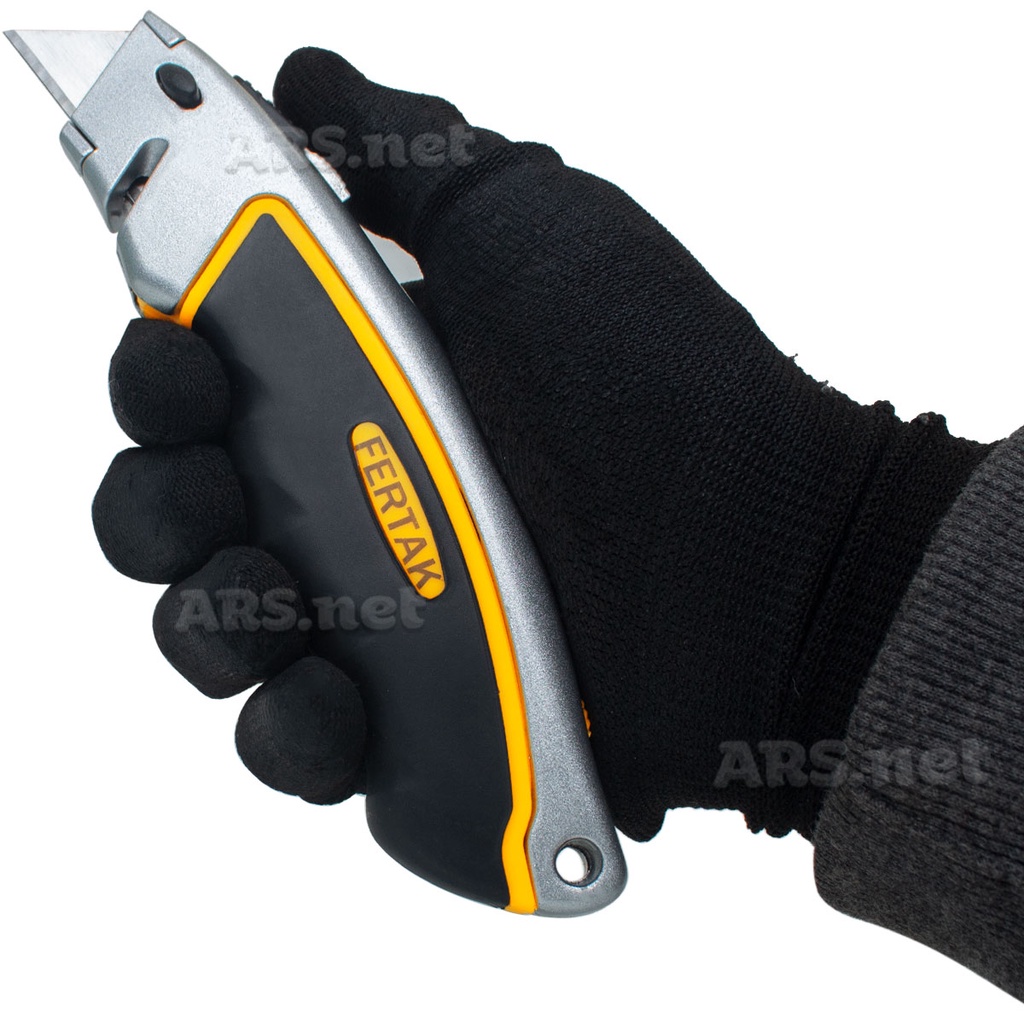 Estilete De Metal Trapezoidal de Segurança Profissional 18mm C/ 5 Lâminas