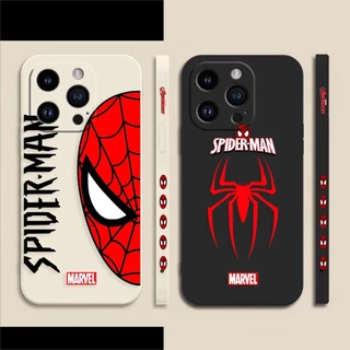 Capa Para Celular Impresso No Lado Do Homem-Aranha iPhone Apple 14 11 12 13 Plus Pro Max XR XS X 6 6s 7 8 SE 2020 2022 Mini