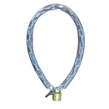 CORRENTE COM CADEADO 25MM PARA BICICLETA 5mm/60cm ENCAPADA/O
