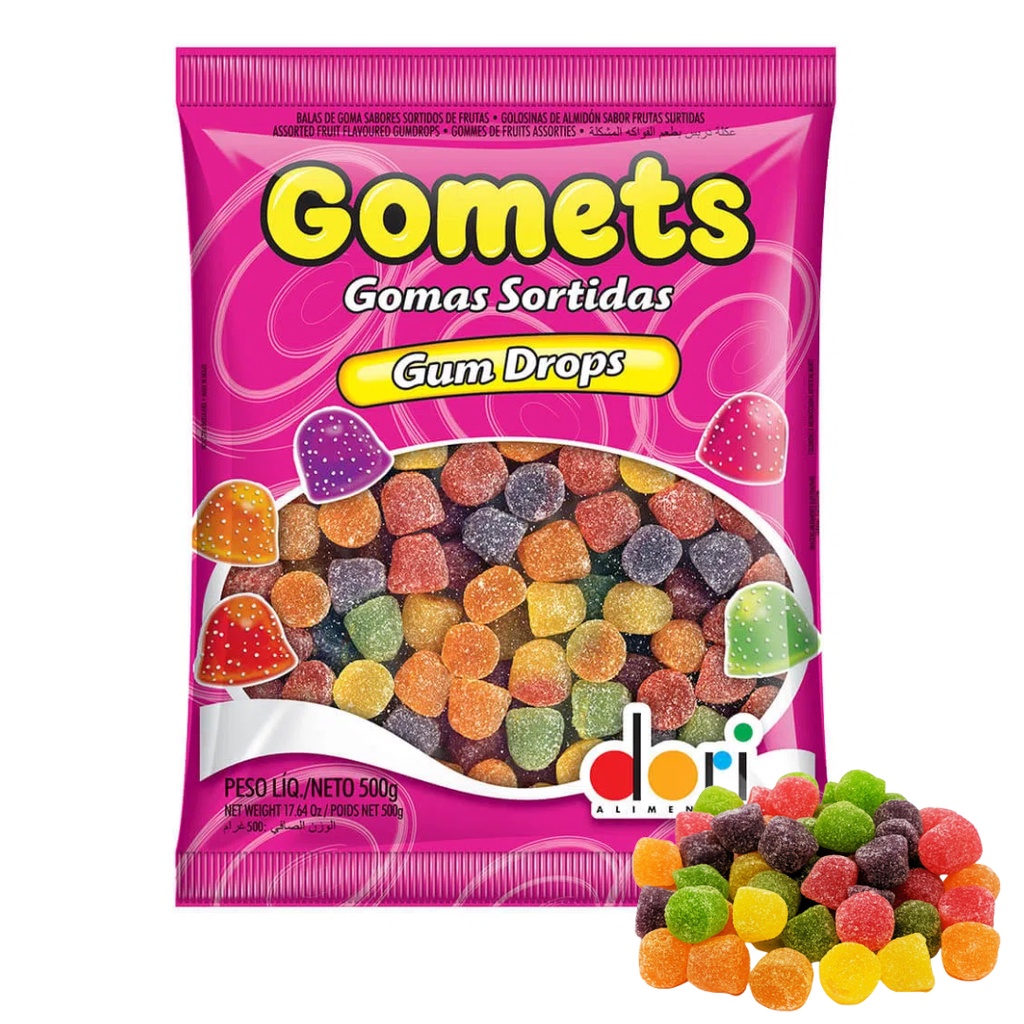 Bala de Goma Gomets Sortida Sino 500g Dori jujuba | Shopee Brasil