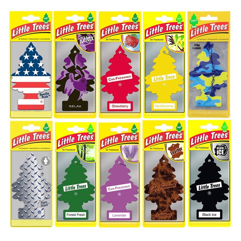 Kit 10 Little Trees Original Aromatizador Carro Ambientes Internos