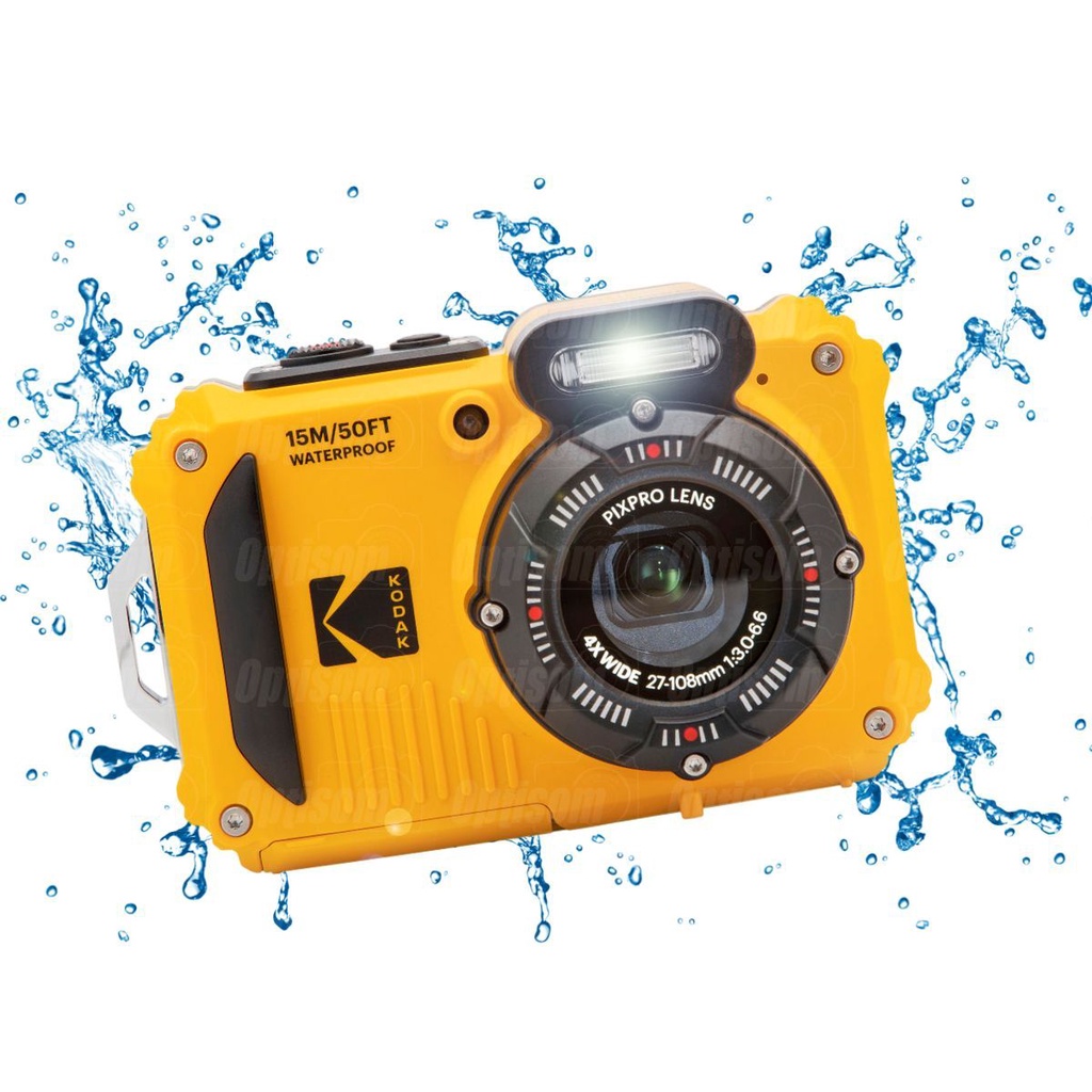 Câmera Compacta Wifi Kodak À Prova D'água Fullhd 16mp Pixpro WPZ2