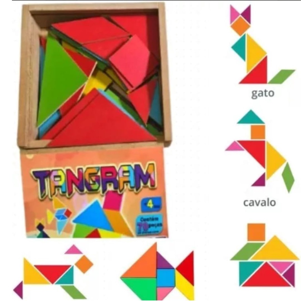 Tangrams de Clássicos - Tangram - Racha Cuca