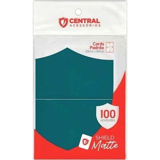 Sleeves Central Shield Matte Petróleo Azul Standard Padrao