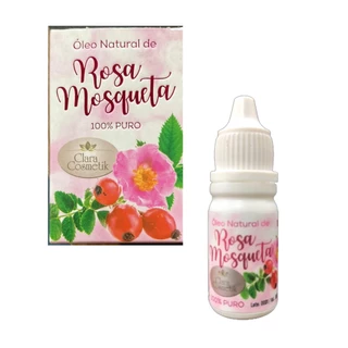 Óleo de Rosa Mosqueta 100% Puro 10mL clareador manchas/rugas/hidratante/previne estrias na gravidez