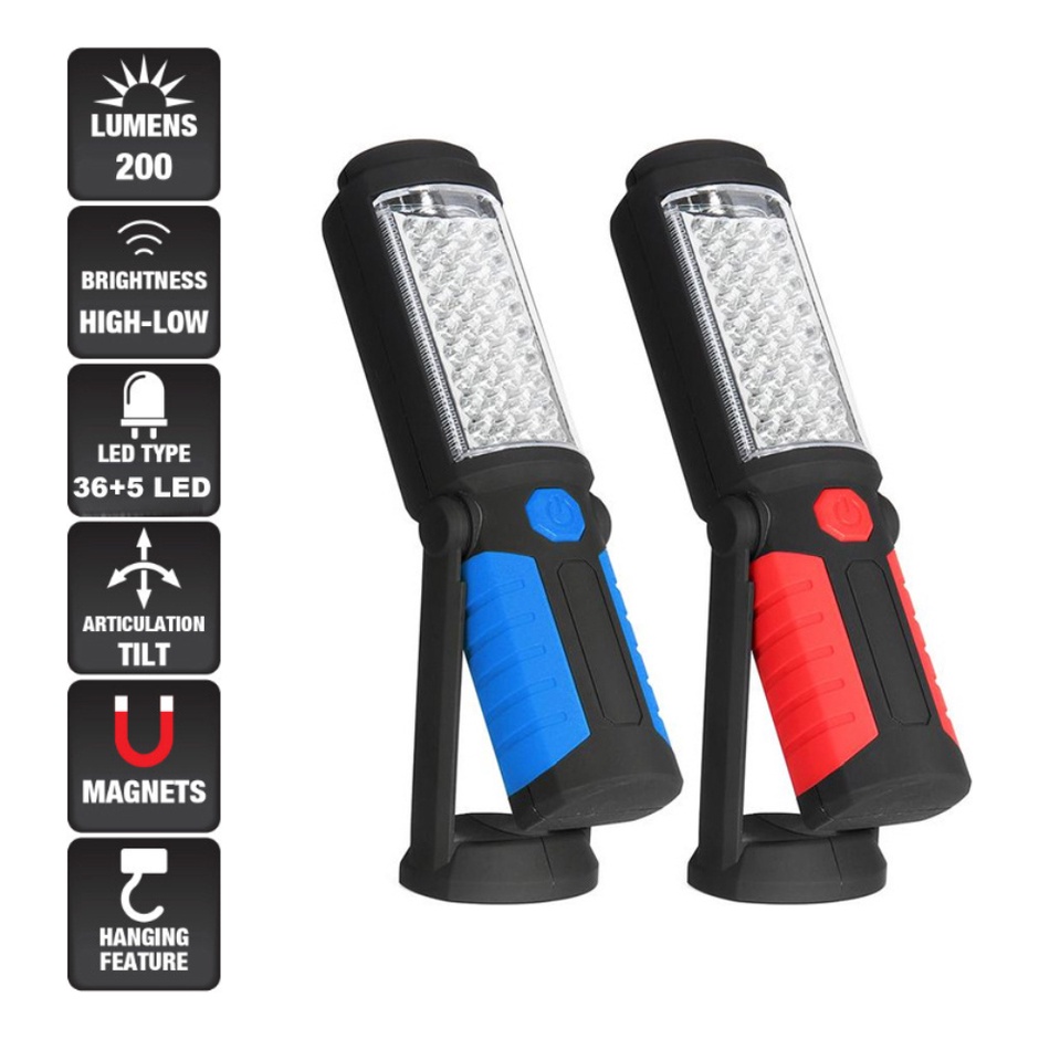 Lanterna Magnético Emergência Recarregável Cob Com 41 Leds PRONTA ENTREGA