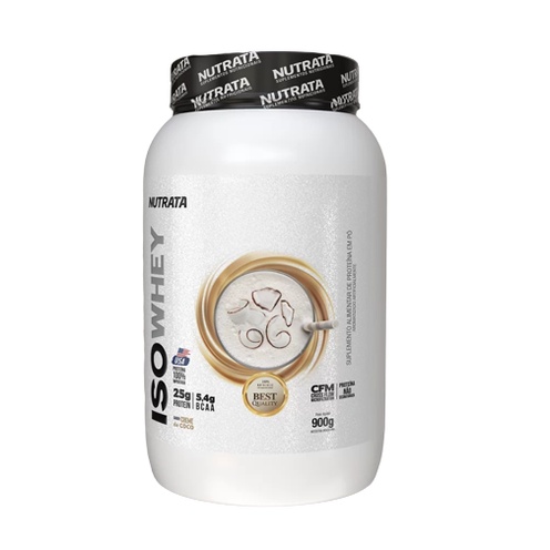 Iso Whey Pure Isolado Coco 900g Nutrata