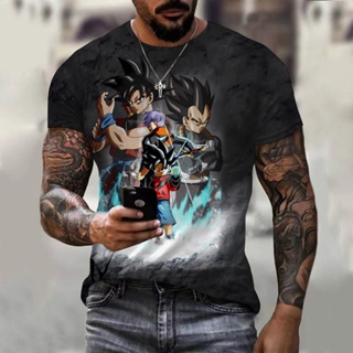 Camiseta dragon ball z goku desenho camisa infantil adulto vetor camisaria