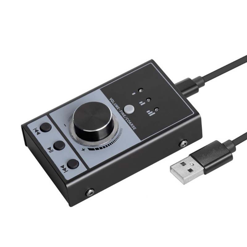 Controlador De Volume Externo USB Do Computador Mini Interruptor De Áudio Fio C Telefone Ajustador
