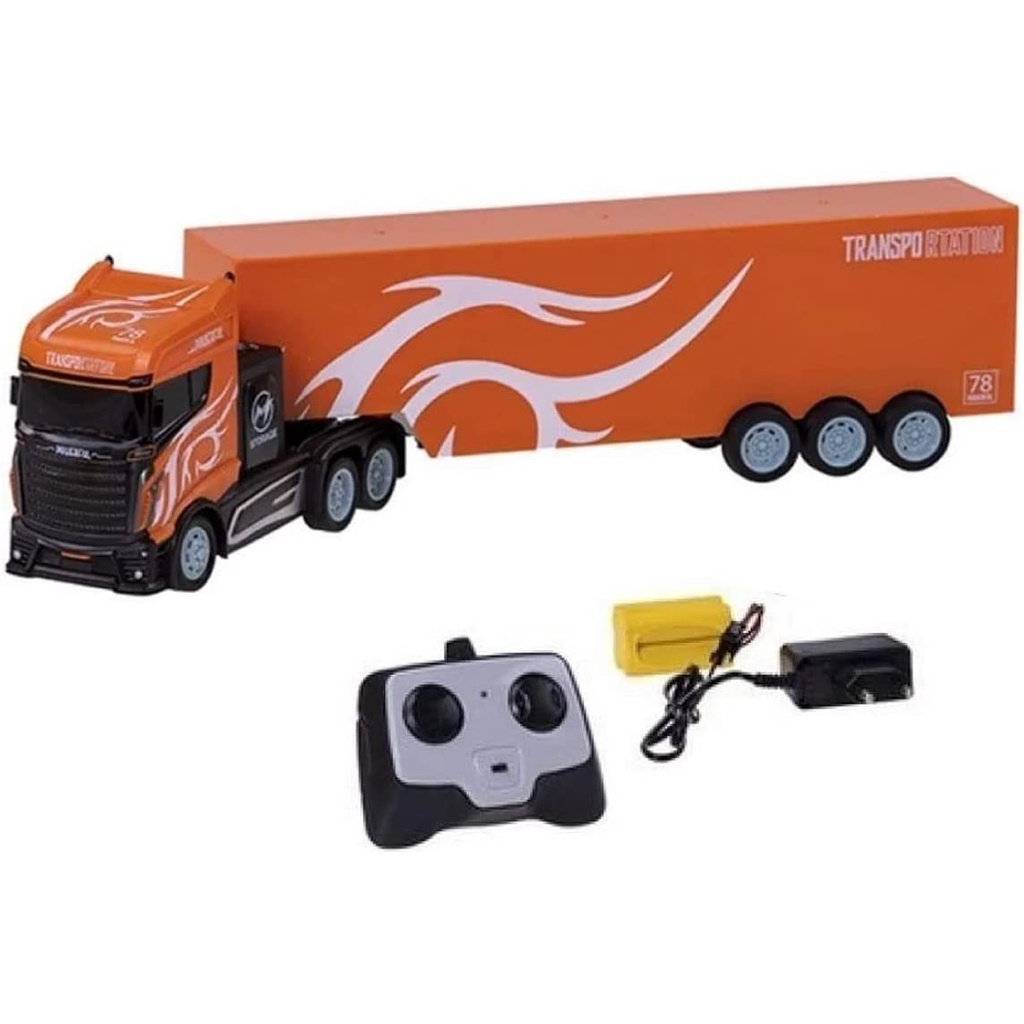 Caminhão de controle remoto scania 124 mini tamiya escala 1:18 rc 3ch vh  miniaturas 