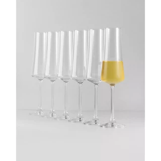 Jogo 6 Taças de Cristal Champanhe Xtra Bohemia 210ml 