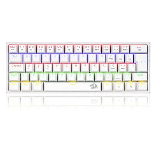 TECLADO GAMER FIZZ K617-R-W RAINBOW SWITCH MARRON - BRANCO