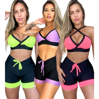 Conjunto Roupa Fitness Feminina em Promoção na Shopee Brasil 2024