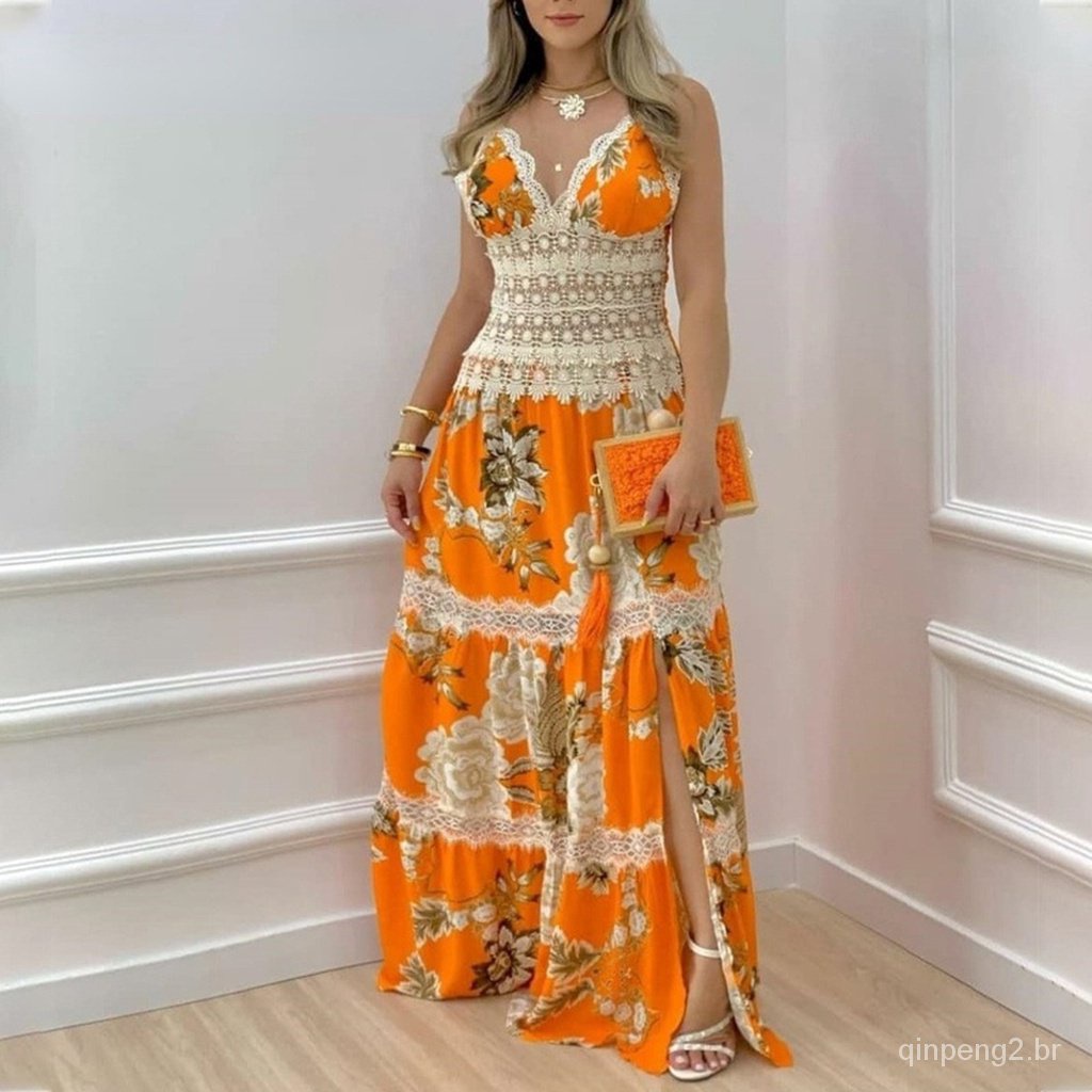 Vestido floral verão 2019  Vestidos estilosos, Moda feminina